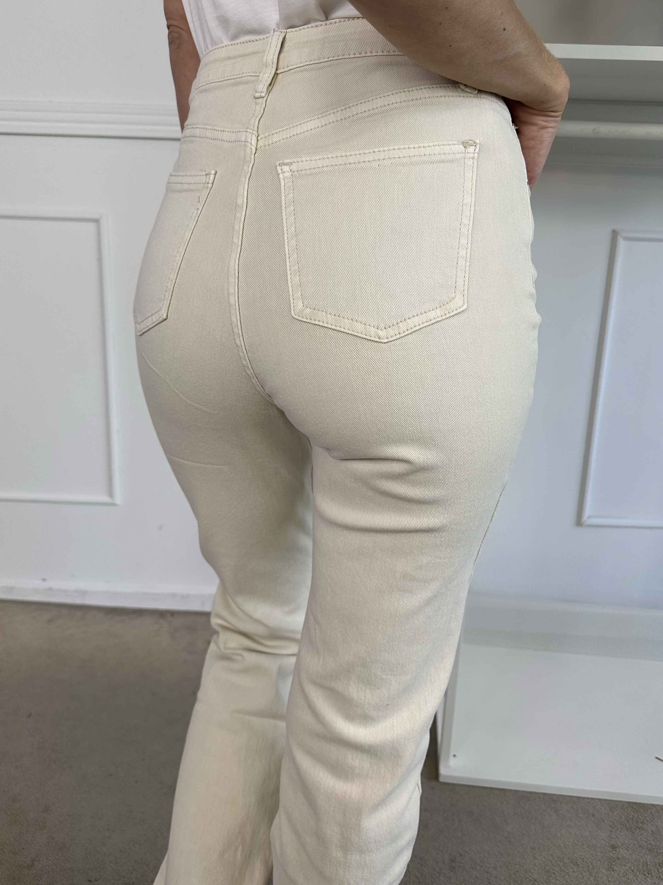 Aysi - Jeans med stræk og ekstra lange ben